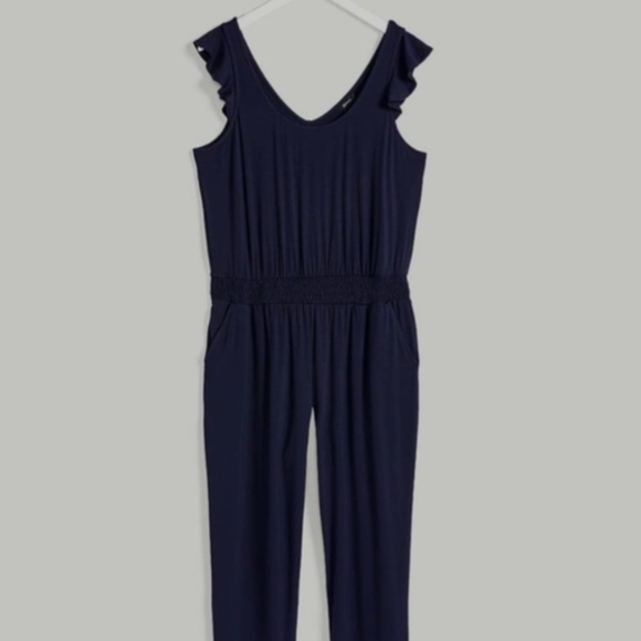 Reitmans Pants - Flutter Sleeve Jumpsuit